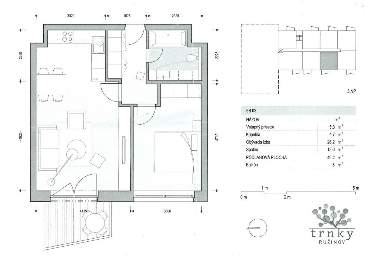 Air-Conditioned, 2 Room Apartment With Terrace ブラチスラヴァ エクステリア 写真