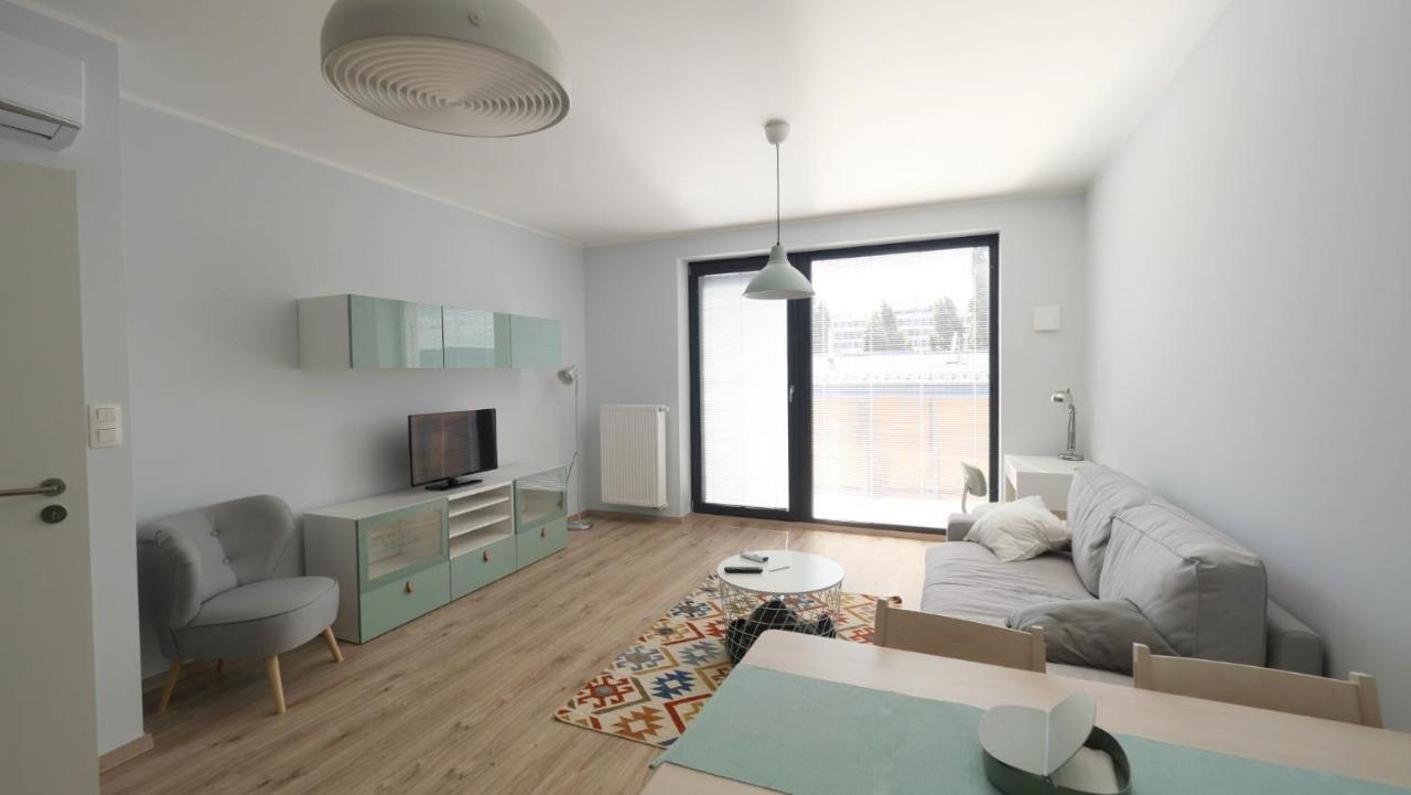 Air-Conditioned, 2 Room Apartment With Terrace ブラチスラヴァ エクステリア 写真